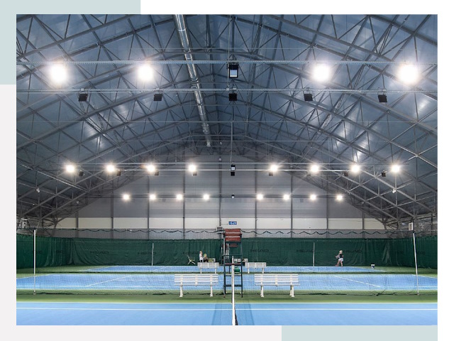 Строительство теннисных кортов в Пыть-Ях от 610 руб.