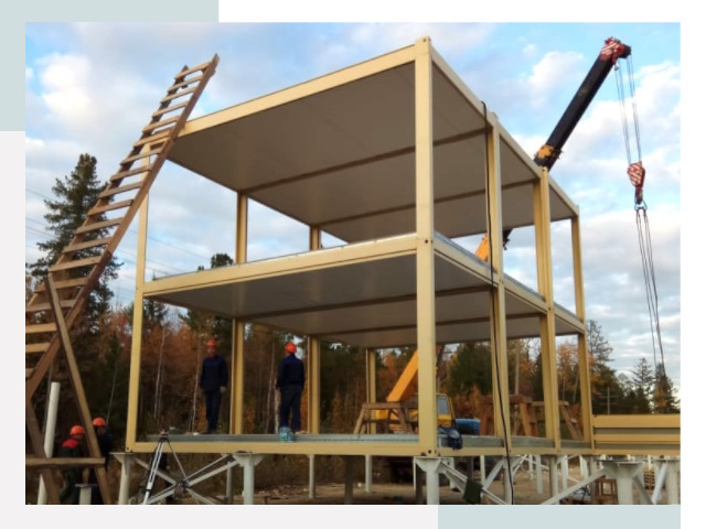 Строительство модульных здания Пыть-Ях