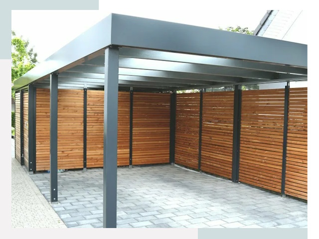 Навесы для парковки в Пыти-Яхах