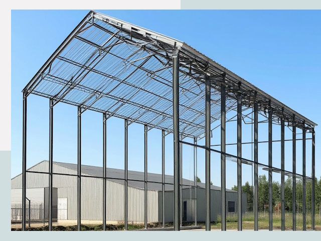 Прямо стенные ангары от СтальСтрой-Пть по цене 610 руб.