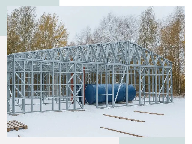 Металлические ангары в Пыти-Яхах