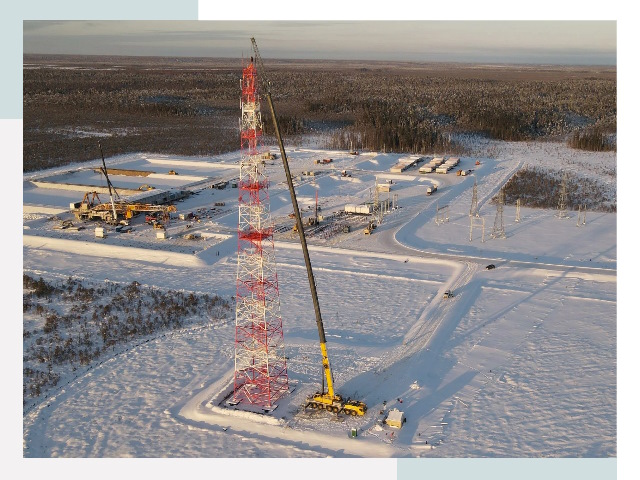 Мачты связи в Пыти-Яхах