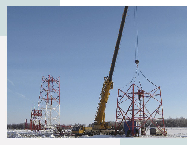 Монтаж вышек связи в Пыти-Яхах