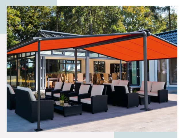 Навесы для кафе и ресторанов в Пыти-Яхах