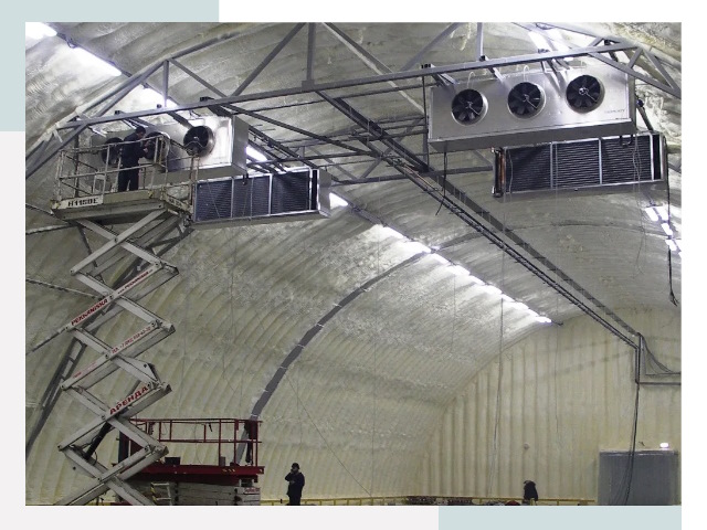 Оснащение ангаров в Пыти-Яхах