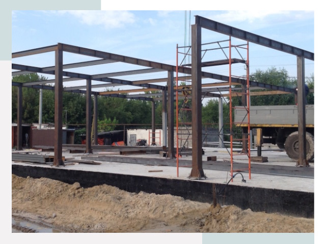 Фундамент для ангаров в Пыти-Яхах