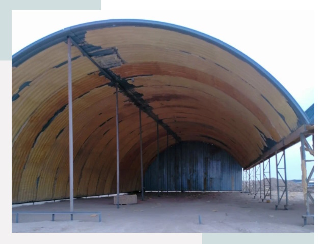 Реконструкция ангаров в Пыти-Яхах