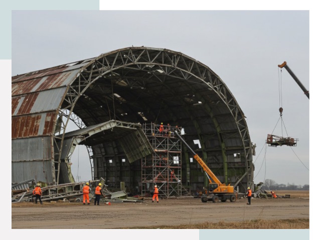 Демонтаж ангаров в Пыти-Яхах