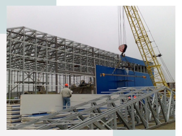 Монтаж ангаров в Пыти-Яхах